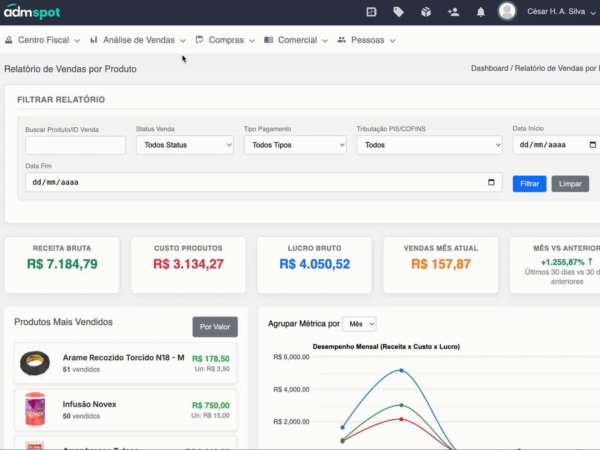 Funcionalidade de Cobranças AgilSpot Pay